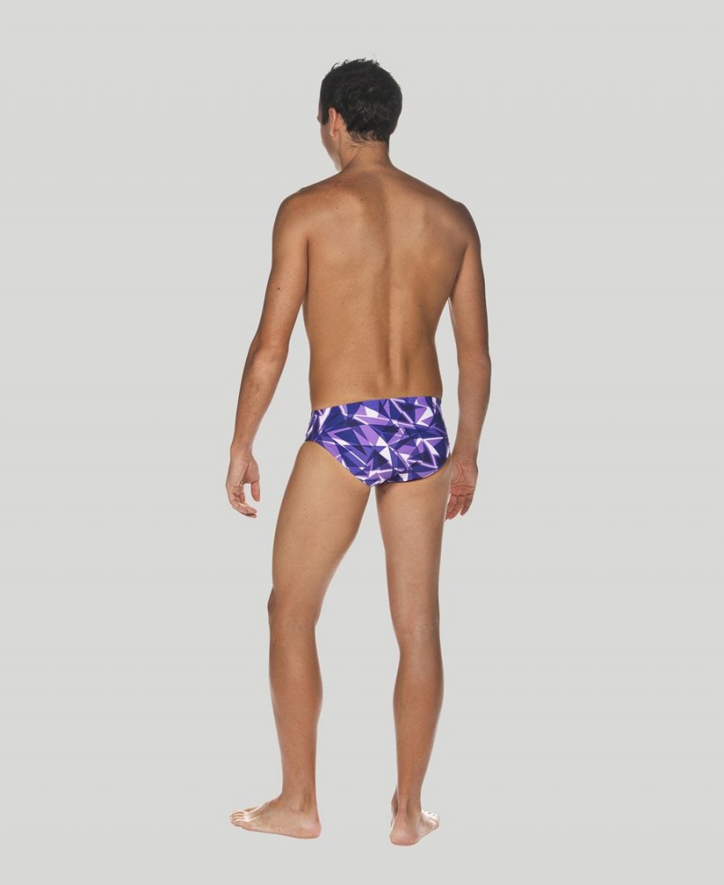 Arena Shattered Glass Schwimmhose Lila | QUW77G-469