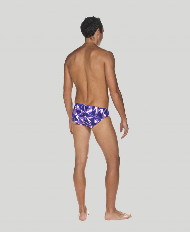 Arena Shattered Glass Schwimmhose Lila | QUW77G-469