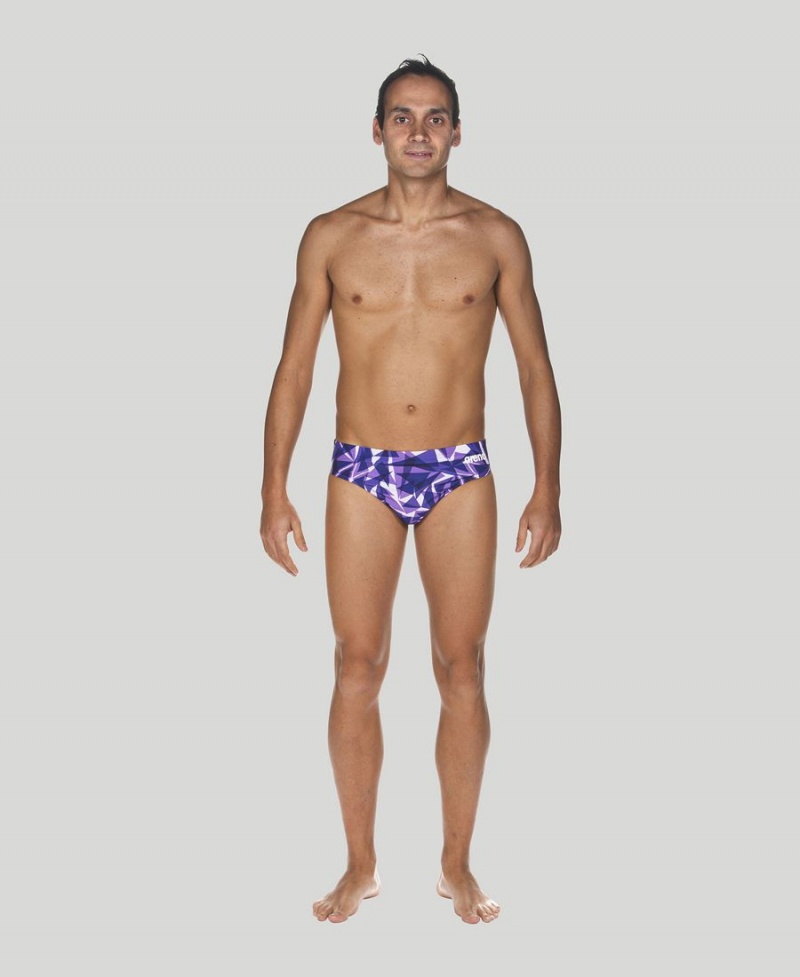 Arena Shattered Glass Schwimmhose Lila | QUW77G-469