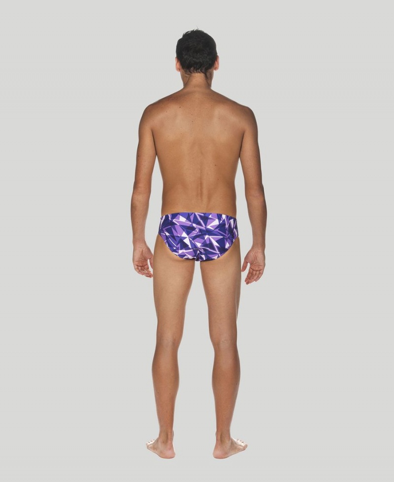 Arena Shattered Glass Schwimmhose Lila | QUW77G-469