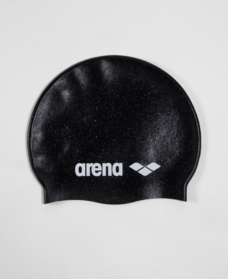 Arena Silikon Badekappe Schwarz | KLN35N-536