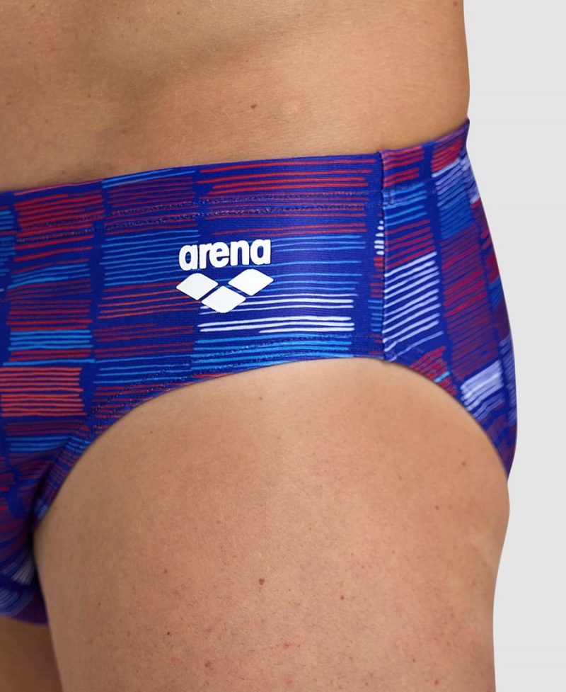 Arena Slow Motion Schwimmhose Blau Mehrfarbig | PYR50X-470