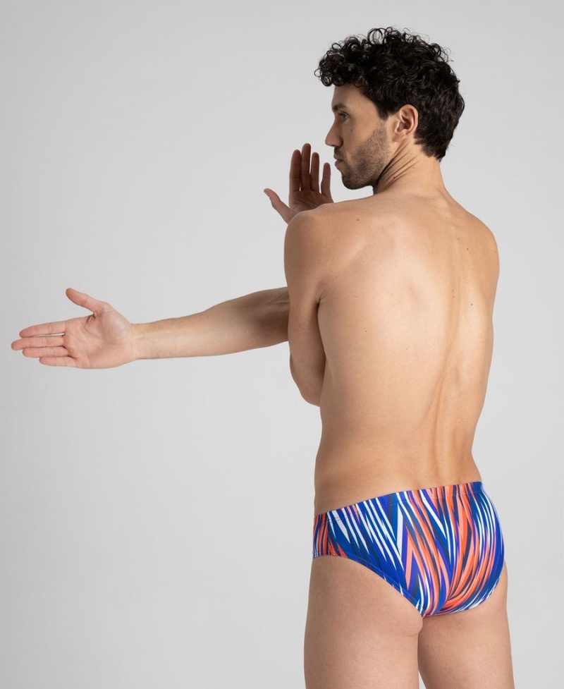 Arena Speed Stripes Schwimmhose Navy Mehrfarbig | AIV70Z-938