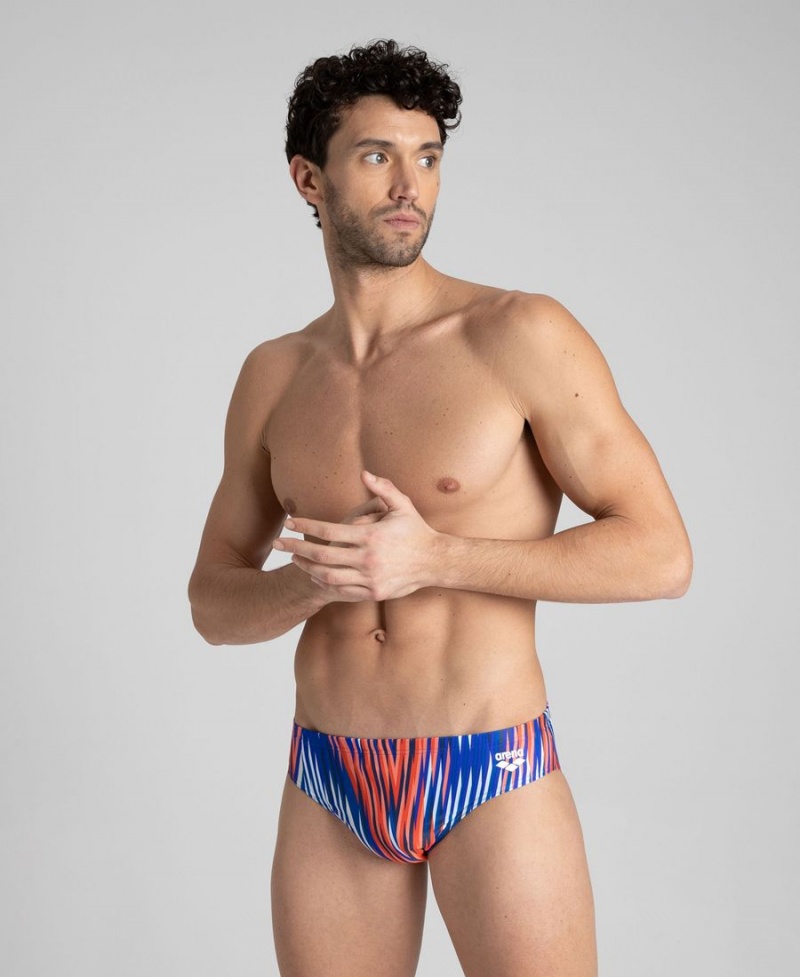 Arena Speed Stripes Schwimmhose Navy Mehrfarbig | AIV70Z-938