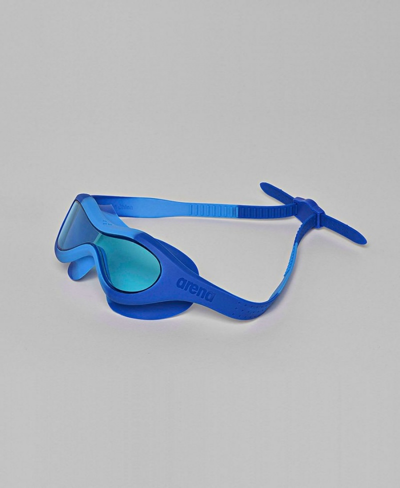 Arena Spider Kids Mask Schwimmbrille Blau | QTZ07F-446