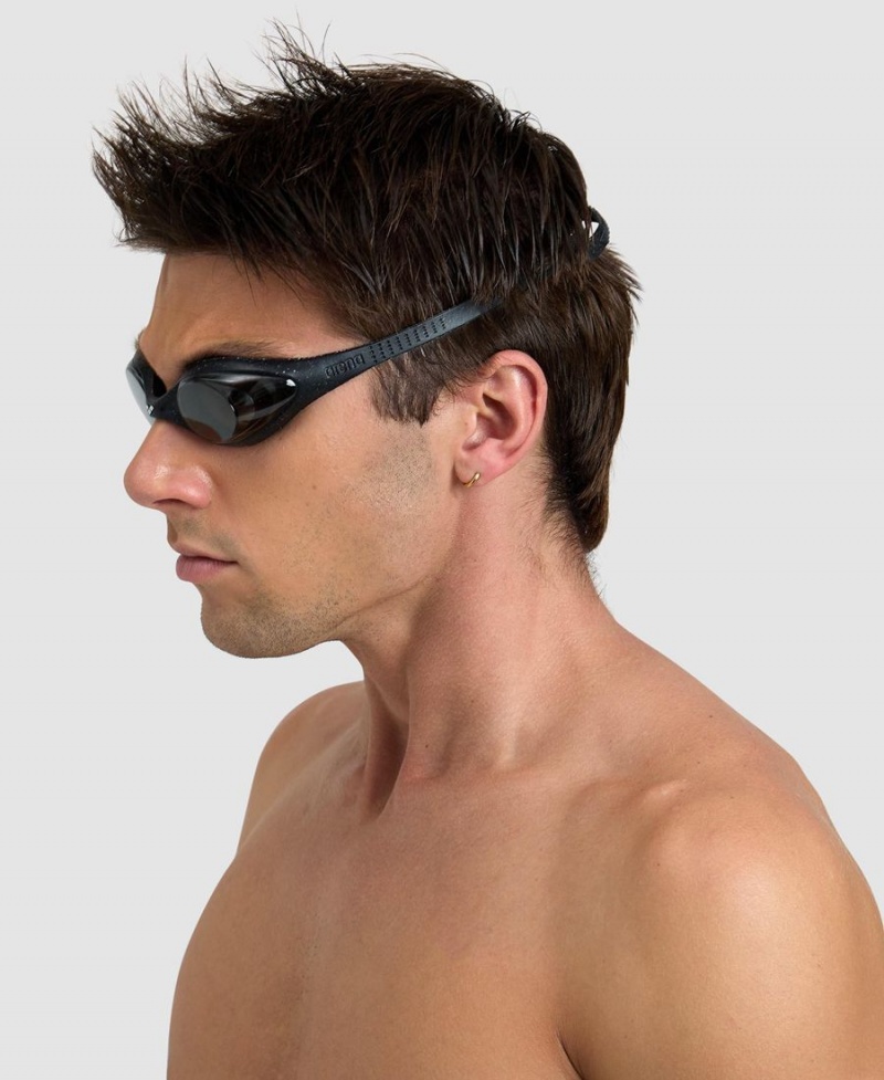 Arena Spider Schwimmbrille Grau Schwarz | AAH44B-807