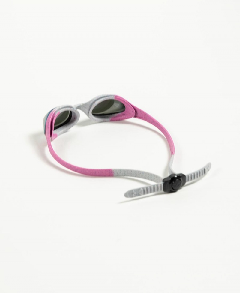 Arena Spider Youth Mirror Schwimmbrille Rosa Grau | ZSF53N-255