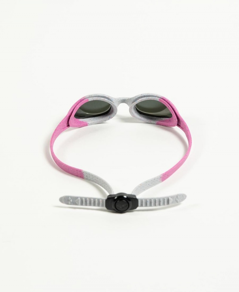 Arena Spider Youth Mirror Schwimmbrille Rosa Grau | ZSF53N-255