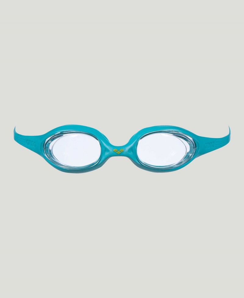 Arena Spider Youth Schwimmbrille Blau Gelb | DDT04X-900