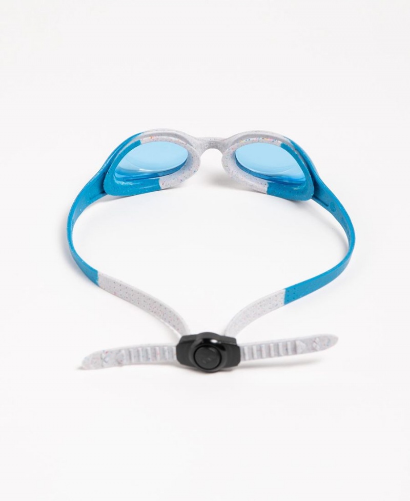 Arena Spider Youth Schwimmbrille Blau Grau | IST77M-713