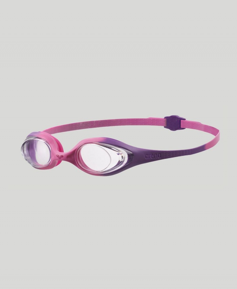 Arena Spider Youth Schwimmbrille Lila Rosa | RSE94X-070