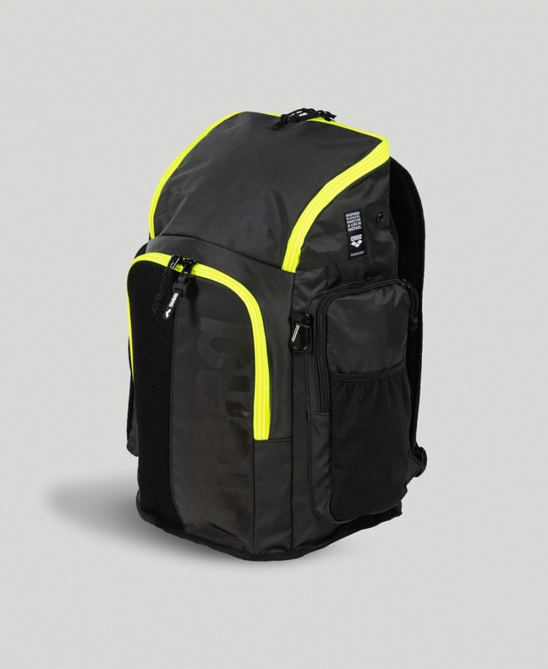 Arena Spiky III 45 Rucksack Schwarz Gelb | MQK47F-121