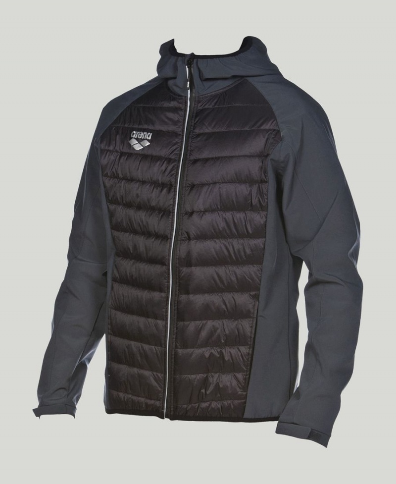 Arena Team LIne Thermal Jacke Schwarz Grau | NQE48R-252