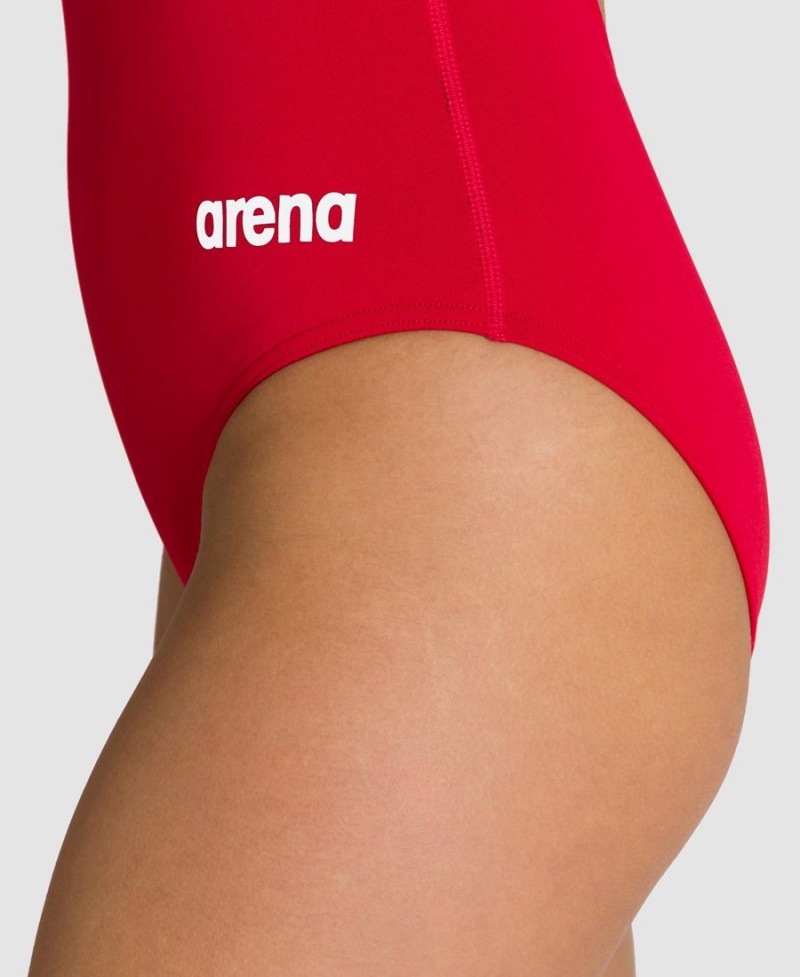 Arena Team Light Drop Back Badeanzug Rot | QXX67V-366