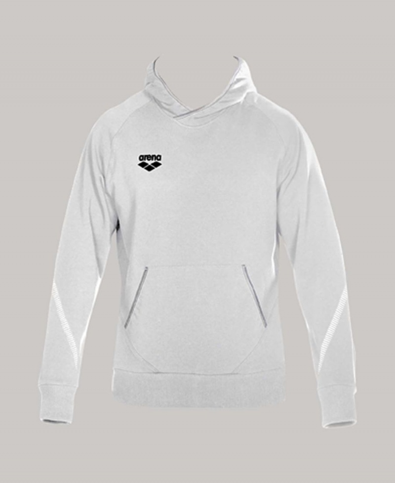 Arena Team Line Hoodie Weiß | QDI56J-285