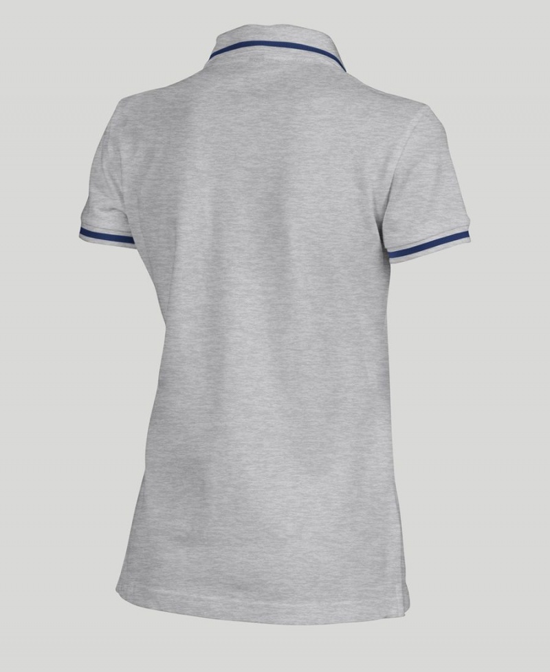 Arena Team Line Kurzes Sleeve Poloshirt Grau | LOC36R-247