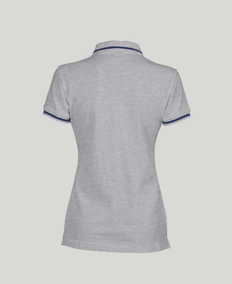 Arena Team Line Kurzes Sleeve Poloshirt Grau | LOC36R-247