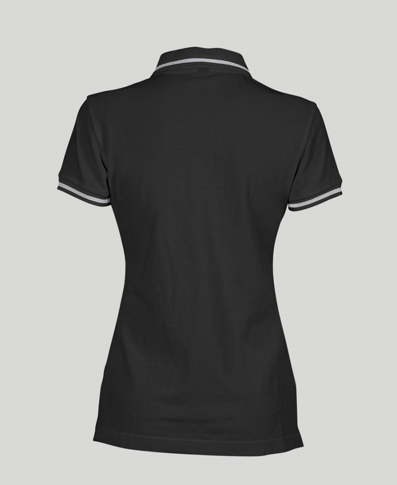 Arena Team Line Kurzes Sleeve Poloshirt Schwarz | PNH31T-359