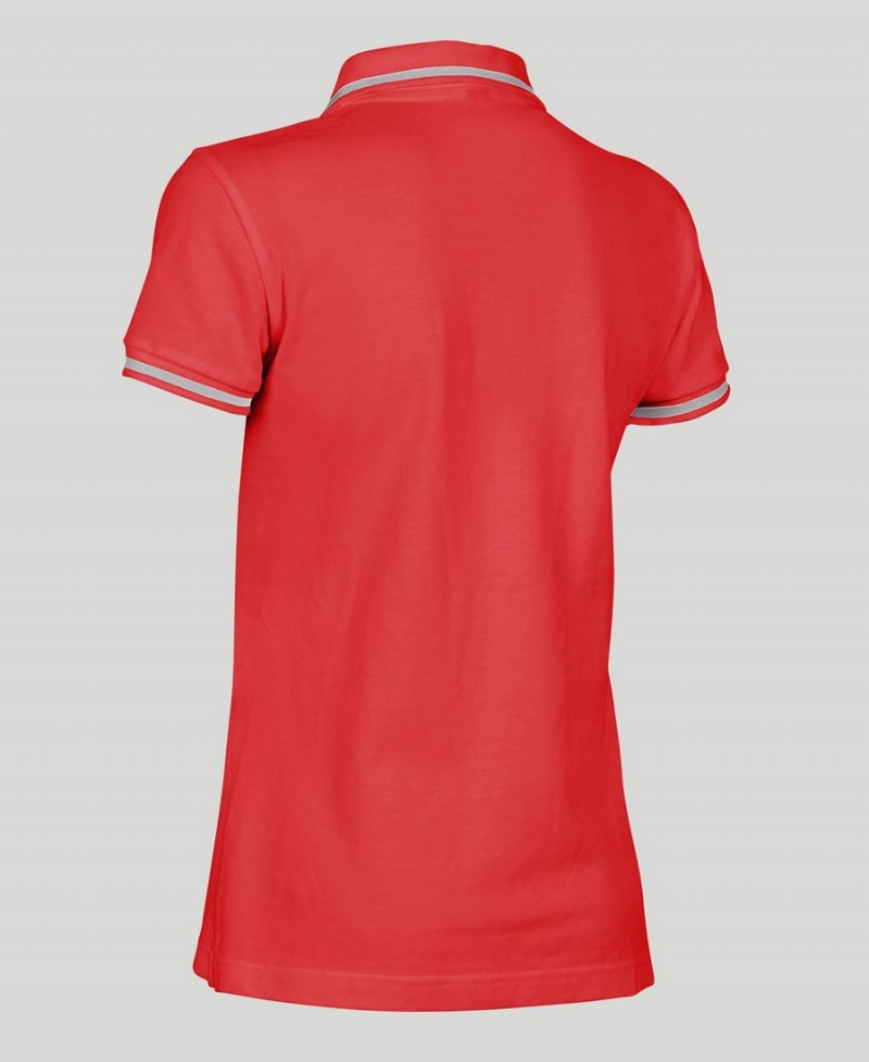 Arena Team Line Kurzes Sleeve Poloshirt Rot | EWO02T-132