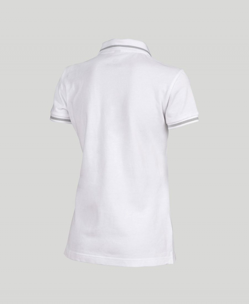 Arena Team Line Kurzes Sleeve Poloshirt Weiß | IXM89C-387