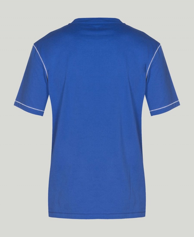 Arena Team Line Kurzes Sleeve T-Shirt Blau | ETU07B-389