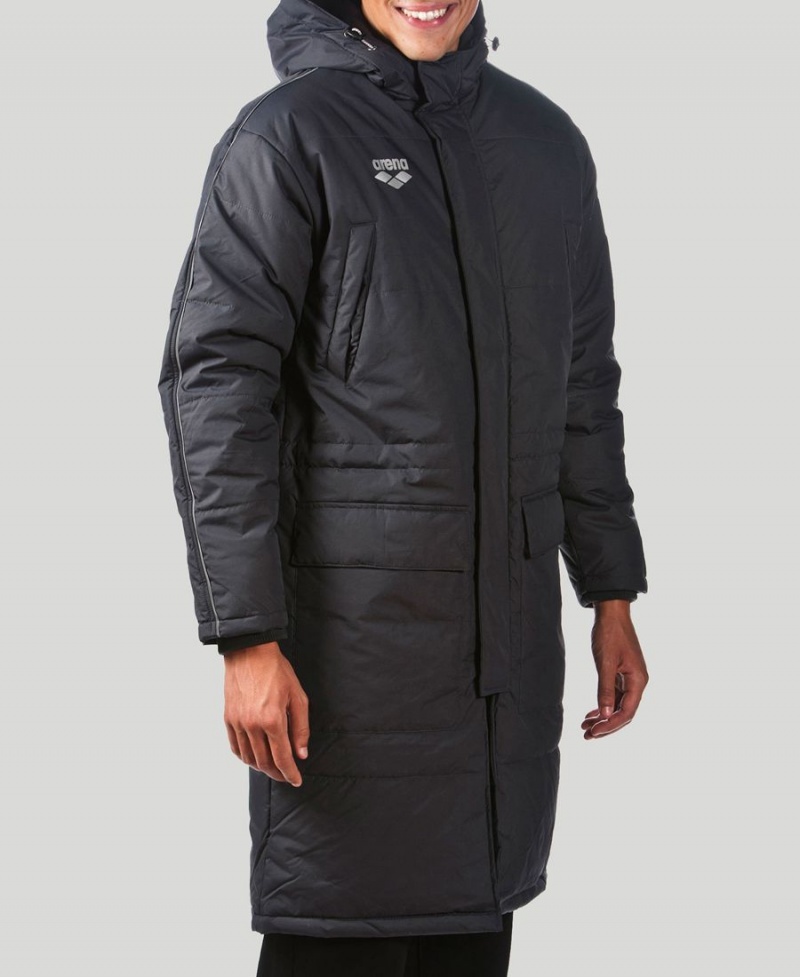 Arena Team Line Parka Jacke Grau | DNW11I-054