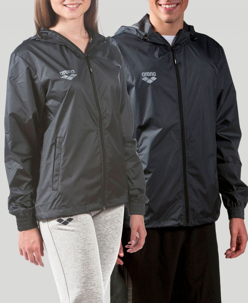 Arena Team Line Ripstop Windbreaker Jacke Grau | BAC92K-495