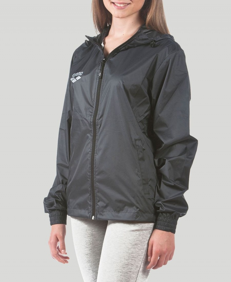 Arena Team Line Ripstop Windbreaker Jacke Grau | BAC92K-495