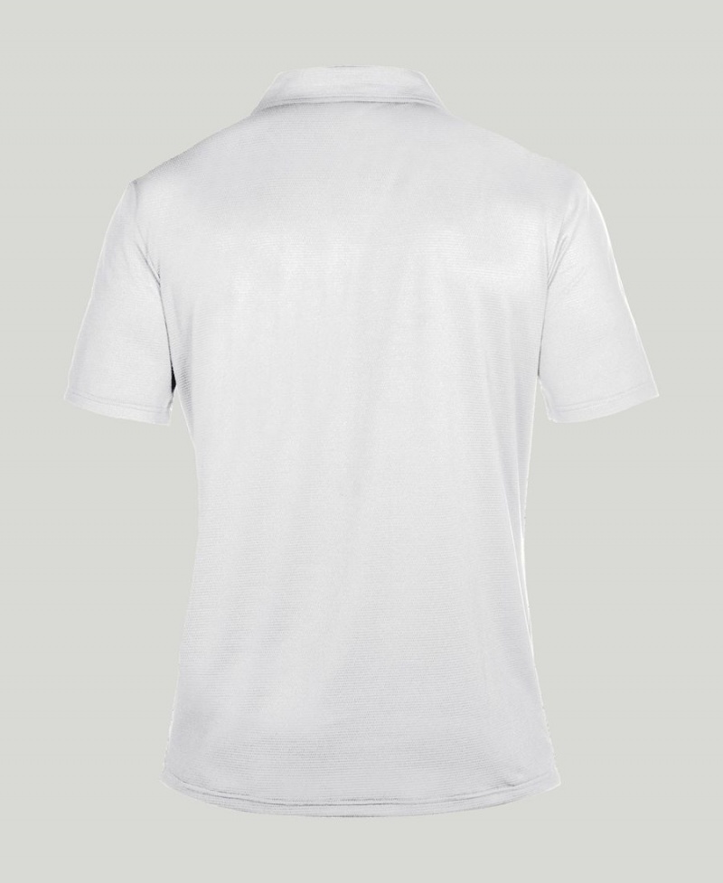 Arena Team Line Tech Kurzes Sleeve Poloshirt Weiß | HGU50R-084