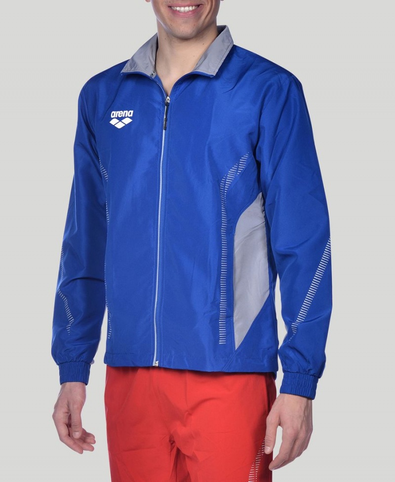 Arena Team Line Warm-Up Jacke Blau | COF31Y-559