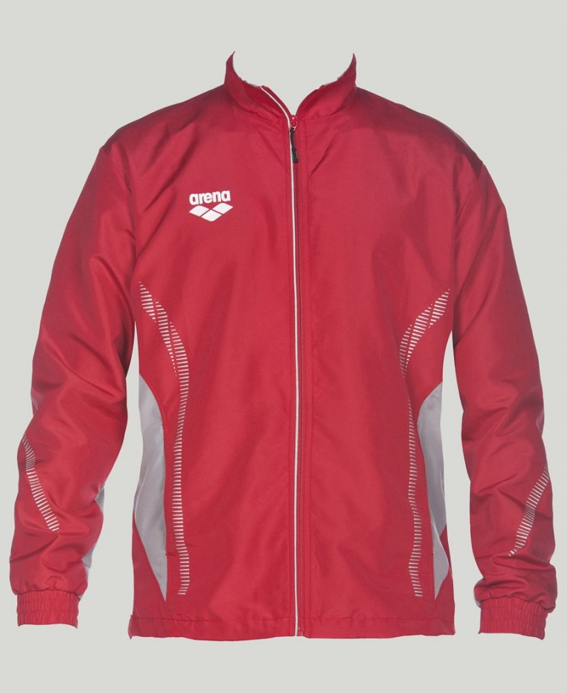 Arena Team Line Warm-Up Jacke Rot | JQX79G-624