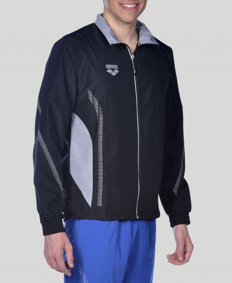 Arena Team Line Warm-Up Jacke Schwarz | HNX43C-123