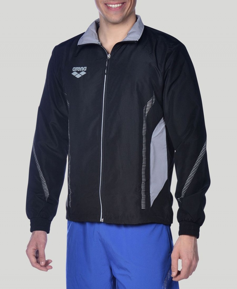 Arena Team Line Warm-Up Jacke Schwarz | HNX43C-123