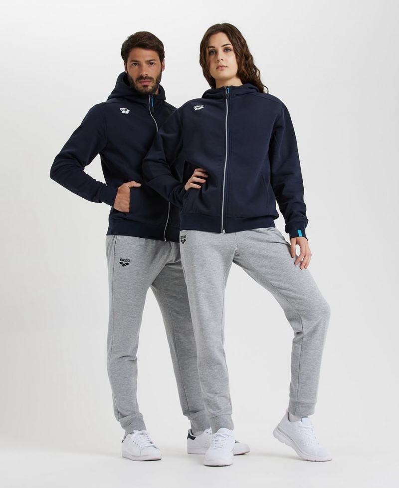 Arena Team Mit Kapuze Panel Jacke Navy | ZMH34P-544