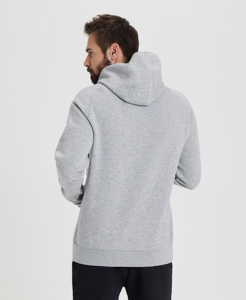 Arena Team Mit Kapuze Panel Sweatshirt Grau | ACS34K-131