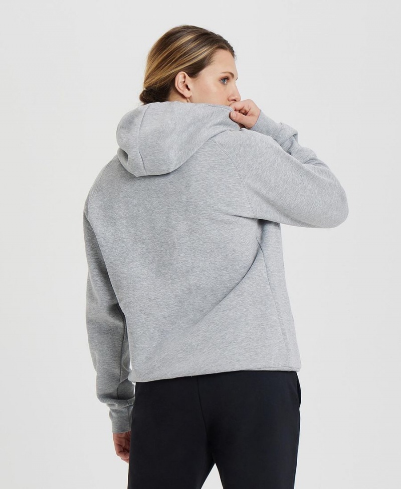 Arena Team Mit Kapuze Panel Sweatshirt Grau | ACS34K-131