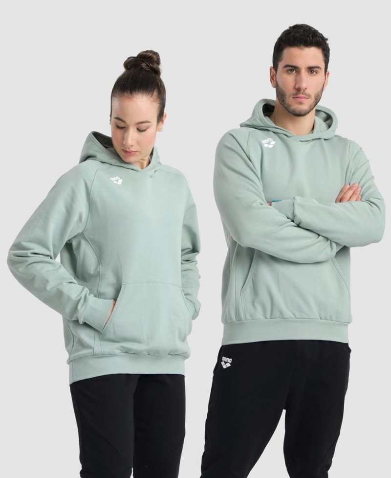 Arena Team Mit Kapuze Panel Sweatshirt Grün | EPM62L-569