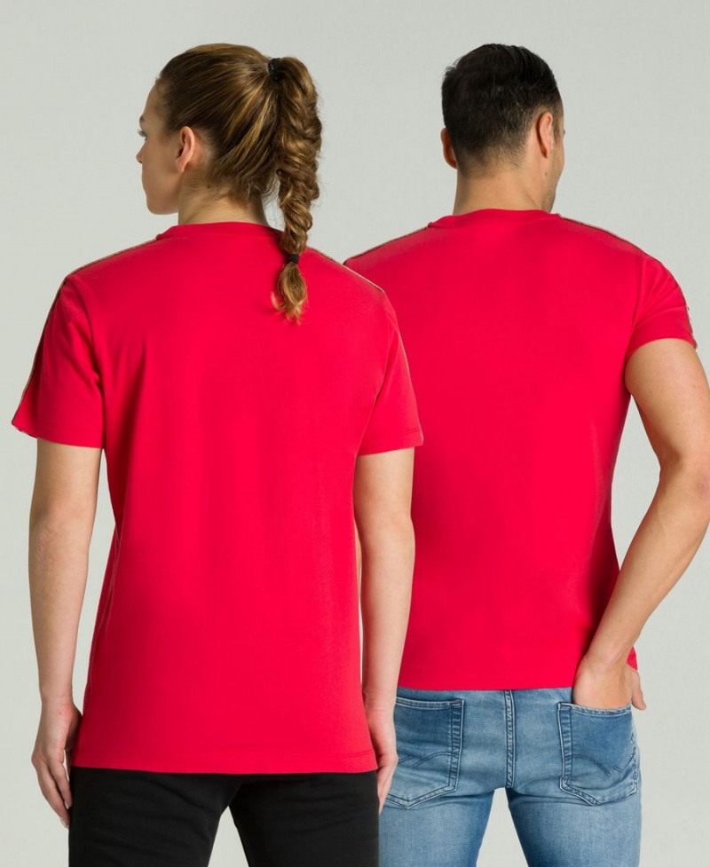 Arena Team Nations T-Shirt Rot | CVQ59A-487