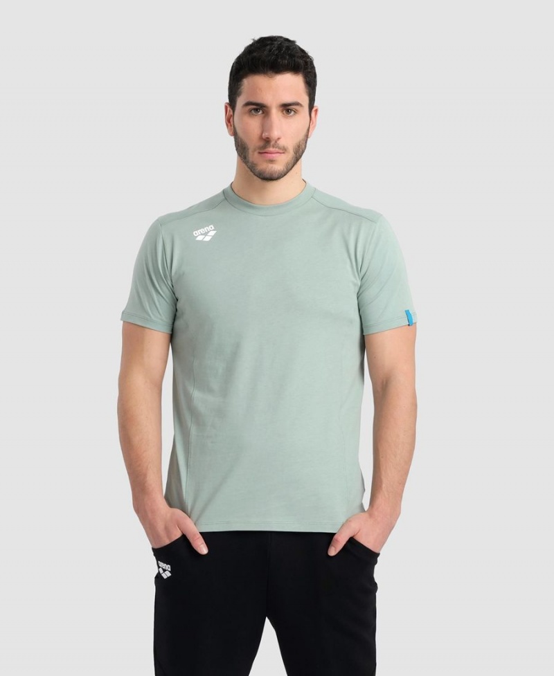 Arena Team Panel T-Shirt Grün | PUG35W-941