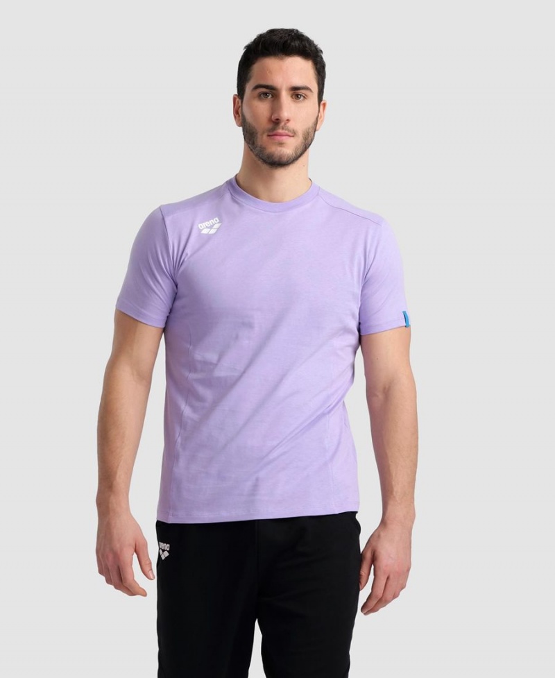 Arena Team Panel T-Shirt Lila | ZXL59L-480