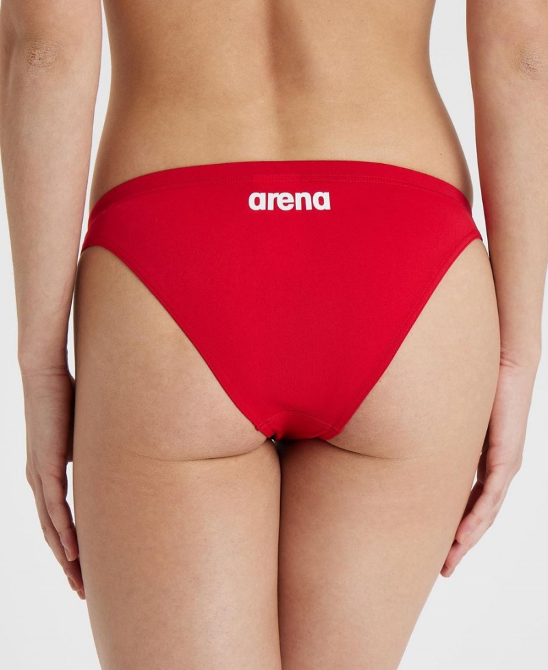 Arena Team Solid Bikinihose Rot | FJJ27V-916