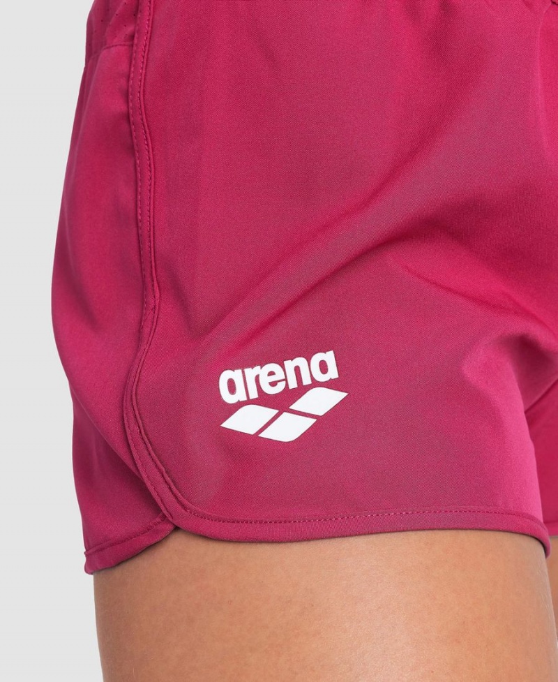 Arena Team Solid Kurze Hose Rosa | JQO74Y-423