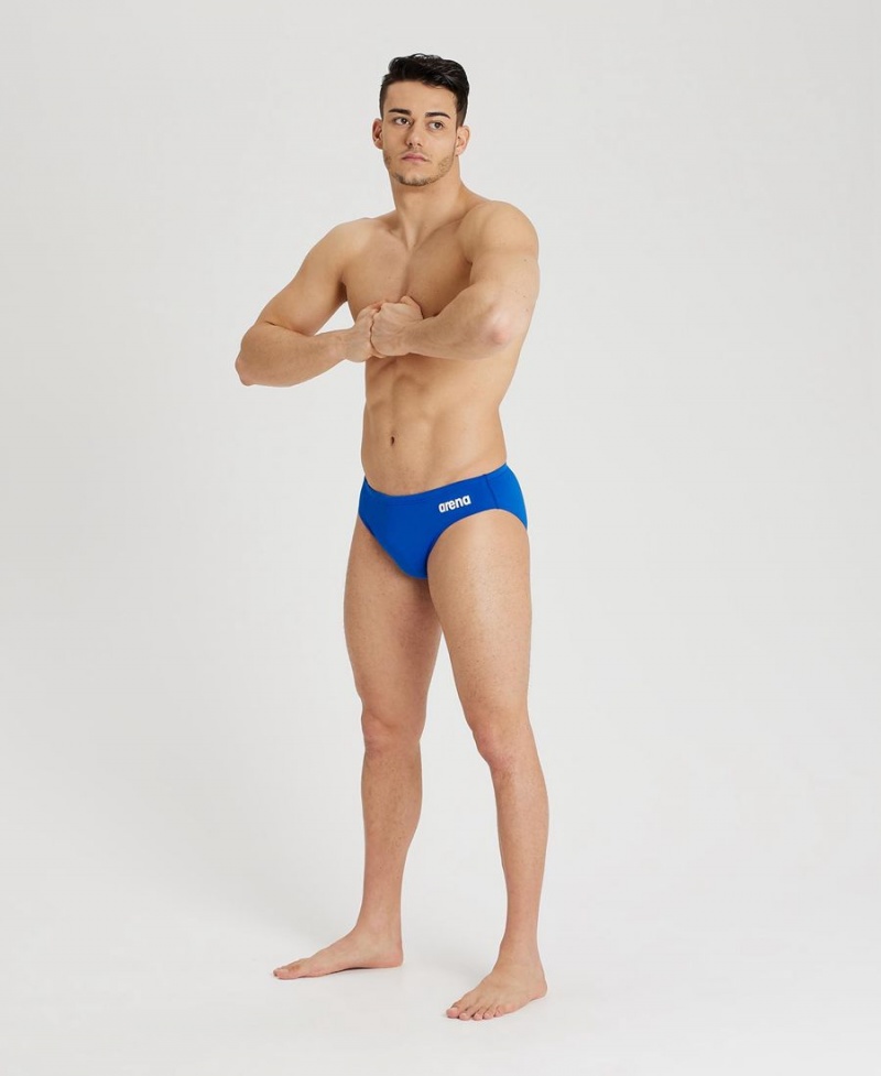 Arena Team Solid Schwimmhose Blau Weiß | MGE03N-595