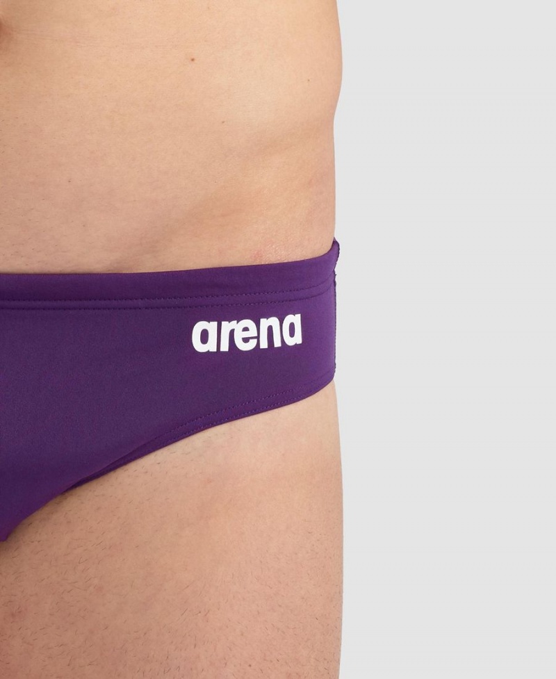 Arena Team Solid Schwimmhose Lila Weiß | UIM11C-682