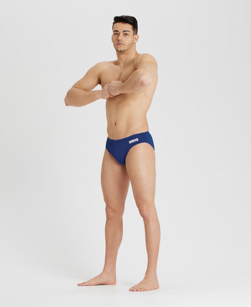 Arena Team Solid Schwimmhose Navy Weiß | BVU00S-426