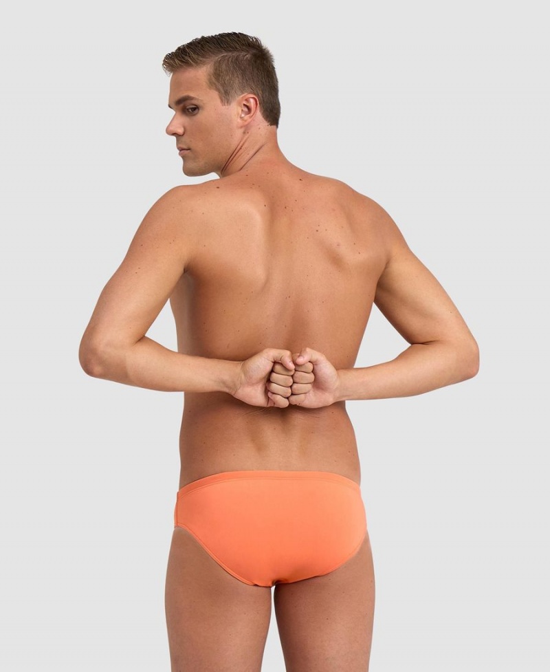 Arena Team Solid Schwimmhose Orange Grau | MHB89T-813