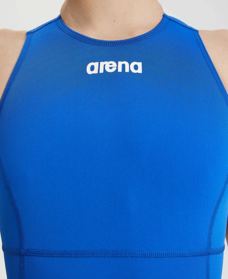 Arena Team Solid Wasser Polo Badeanzug Blau | KEY80Q-899