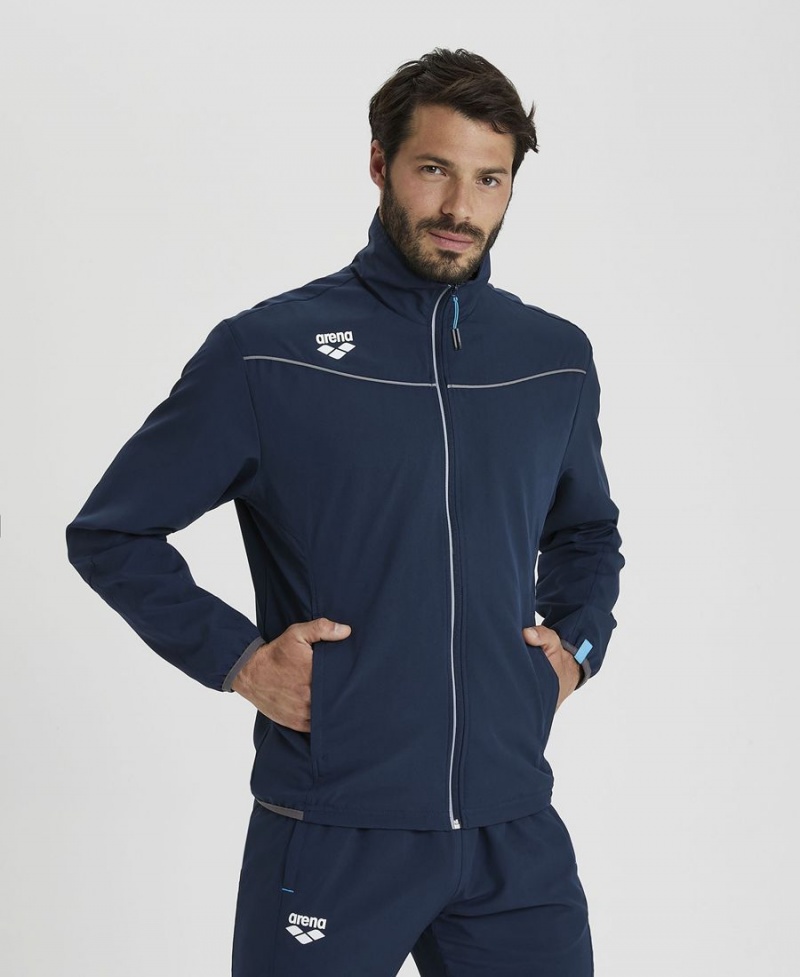 Arena Team Sports Panel Jacke Navy | VHV68T-035