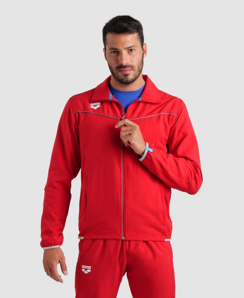 Arena Team Sports Panel Jacke Rot | GKQ37T-244