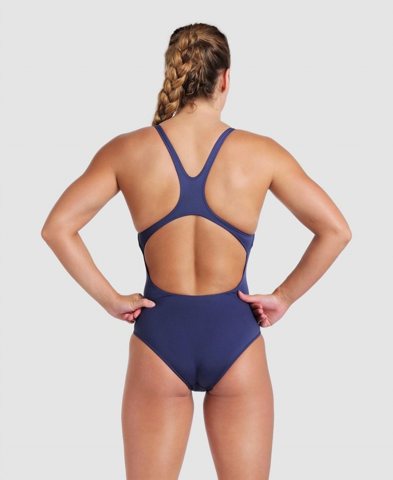 Arena Team Swim Pro Solid Badeanzug Navy Weiß | HNW96Q-547